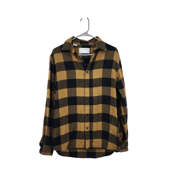 Selected Homme Men's Plaid Long Sleeve Button Down Shirt - Picture 1 of 8